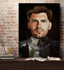 Kişiye Özel Rönesans Tasarımlı Kanvas Tablo 70x100cm-7