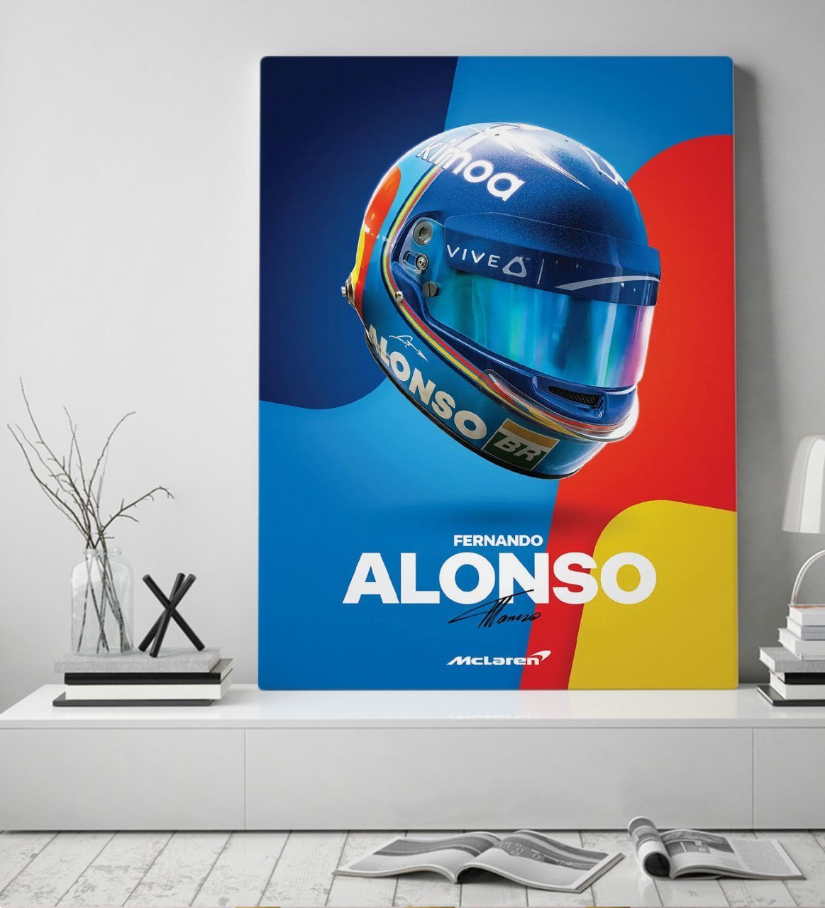 BK Gift Formula 1 Tasarımlı Kanvas Tablo 50x70cm-11