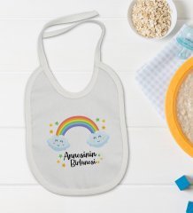 BK Kids Annesinin Bir Tanesi Tasarımlı Bebek Body Zıbın ve Mama Önlüğü Hediye Seti - Model 1