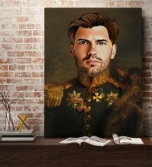 Kişiye Özel Rönesans Tasarımlı Kanvas Tablo 70x100cm-5