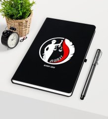 Kişiye Özel Avukat Temalı Siyah Defter Kalem Seti - 14