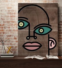 BK Home Picasso Style Tasarımlı Kanvas Tablo 70x100cm-1