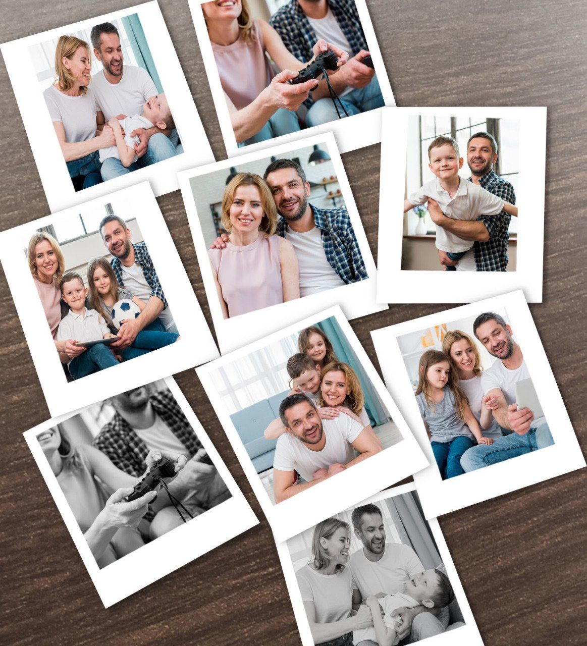 Kişiye Özel 12 Adet Fotoğraf Baskılı Pola Kart
