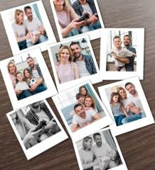 Kişiye Özel 12 Adet Fotoğraf Baskılı Pola Kart