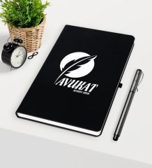 Kişiye Özel Avukat Temalı Siyah Defter Kalem Seti - 12