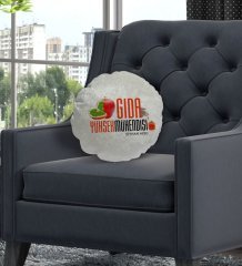 Kişiye Özel İsimli Gıda Yüksek Mühendisi Tasarımlı Dekoratif Kırlent Yastık-1
