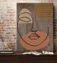 BK Home Modern Art Tasarımlı Kanvas Tablo 70x100cm-11