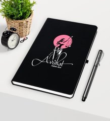 Kişiye Özel Avukat Temalı Siyah Defter Kalem Seti - 10