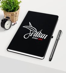 Kişiye Özel Avukat Temalı Siyah Defter Kalem Seti - 9