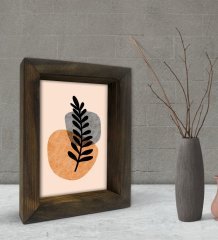 BK Gift Dekoratif Doğal Masif Ahşap Çerçeve 15x20cm-46