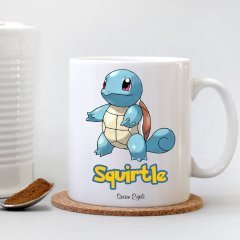 Kişiye Özel Pokemon Squirtle Beyaz Kupa Bardak