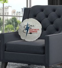 Kişiye Özel İsimli Elektrik Mühendisi Tasarımlı Dekoratif Kırlent Yastık-1