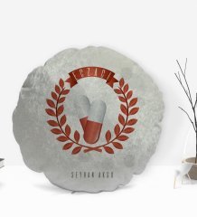 Kişiye Özel İsimli Eczacı Tasarımlı Dekoratif Kırlent Yastık-9