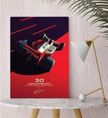 BK Gift Formula 1 Tasarımlı Kanvas Tablo 30x50cm-6