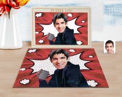 Kişiye Özel Erkek Karikatürlü 1000 Parça Profesyonel Puzzle-63