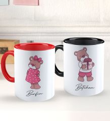 BK Gift Kişiye Özel Sevgili Temalı 2’li Defter Kupa Hediye Seti, Sevgiliye Hediye, Sevgililer Günü Hediyesi-10