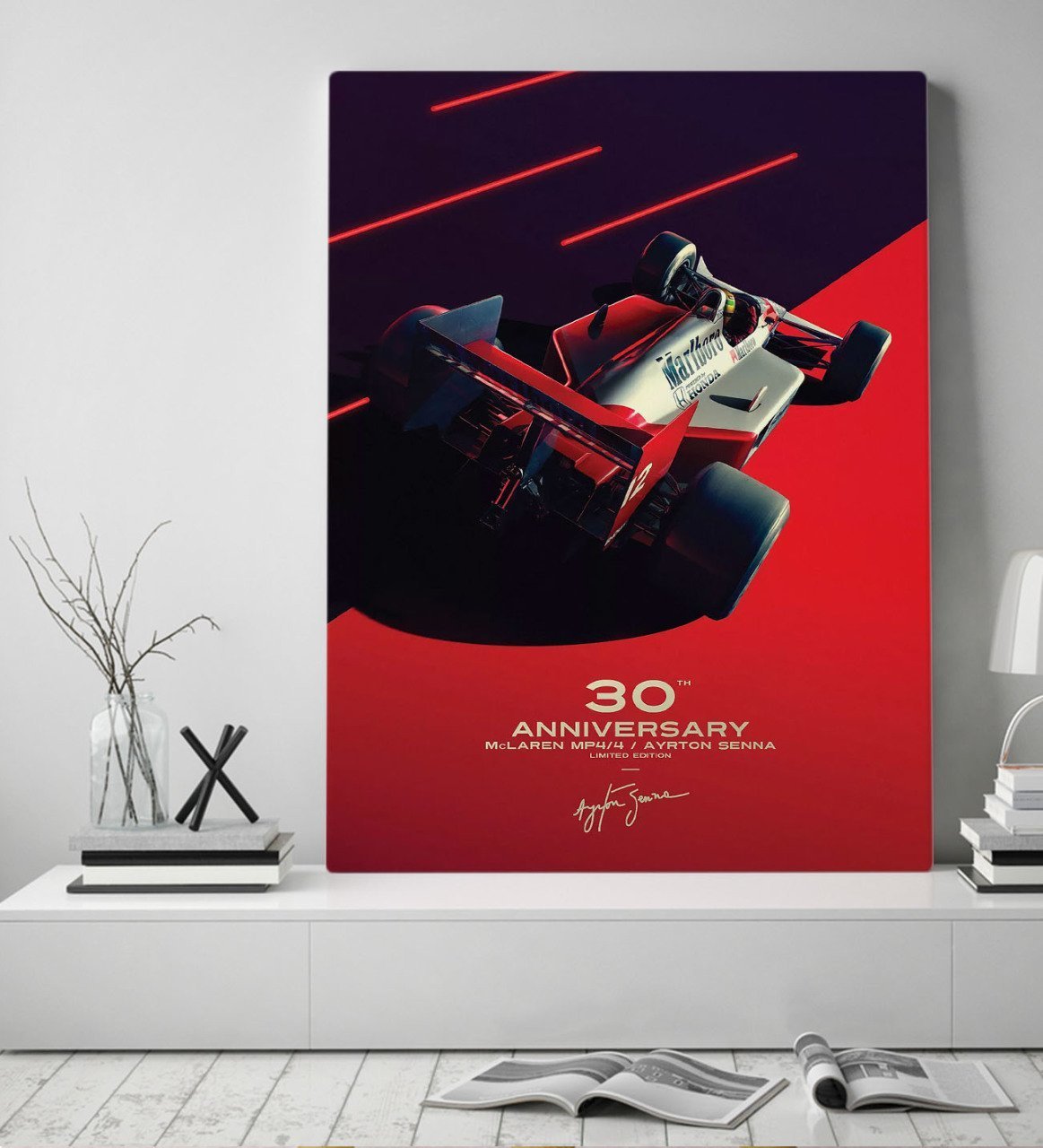 BK Gift Formula 1 Tasarımlı Kanvas Tablo 50x70cm-6