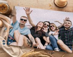 BK Gift Kişiye Özel Fotoğraflı 1000 Parça Profesyonel Puzzle-1