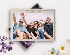 BK Gift Kişiye Özel Fotoğraflı 1000 Parça Profesyonel Puzzle-1