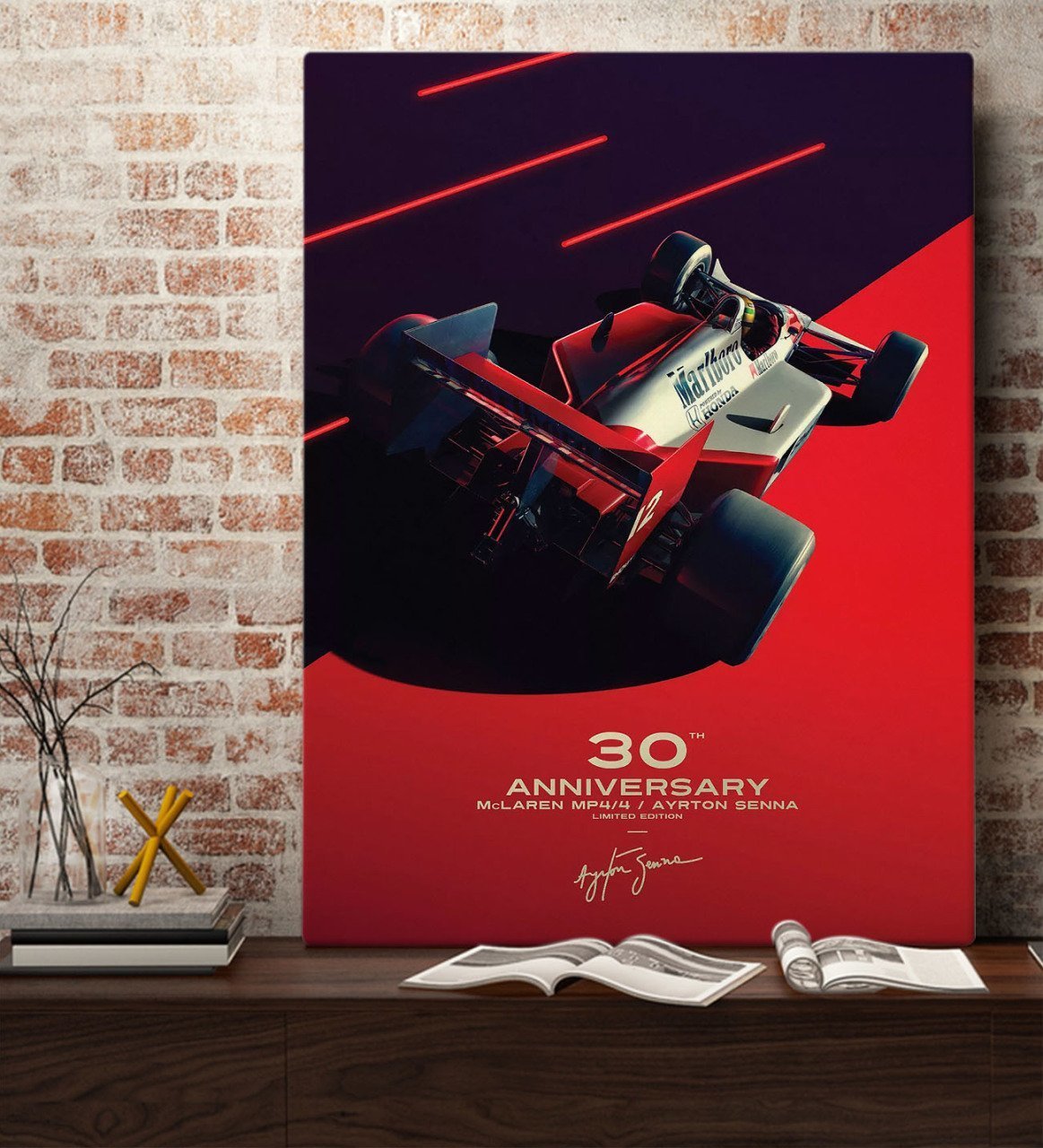 BK Gift Formula 1 Tasarımlı Kanvas Tablo 70x100cm-6