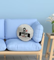Kişiye Özel İsimli Eczacı Tasarımlı Dekoratif Kırlent Yastık-5