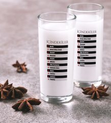 Kişiye Özel Yazılı İkili Rakı Bardağı Seti-1