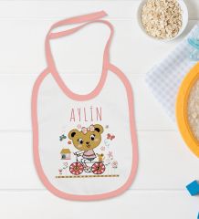BK Kids Kişiye Özel İsimli 5 Parça Pembe Bebek Body Zıbın ve Battaniye Hediye Seti, Yeni Doğan Bebek Giyim Hediyesi-1