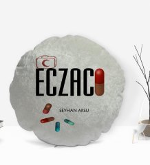 Kişiye Özel İsimli Eczacı Tasarımlı Dekoratif Kırlent Yastık-3