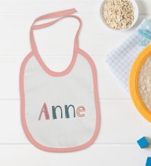 BK Kids Anne Tasarımlı Pembe Bebek Mama Önlüğü