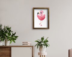 BK Home Doğal Masif Ahşap Çerçeveli Tablo-67