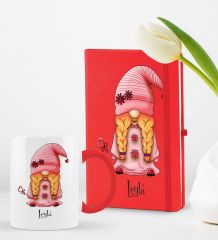 BK Gift Kişiye Özel Sevgili Temalı 2’li Defter Kupa Hediye Seti, Sevgiliye Hediye, Sevgililer Günü Hediyesi-4