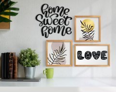 BK Home Dekoratif 3’lü Retro Ahşap Tablo ve Konsept Duvar Dekoru-3
