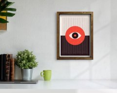 BK Home Doğal Masif Ahşap Çerçeveli Tablo-66