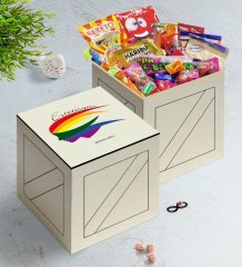 Kişiye Özel Estetisyen Ahşap Kutuda Nostaljik Lezzetler Hediye Seti-2