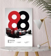 BK Gift Formula 1 Tasarımlı Kanvas Tablo 30x50cm-4