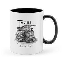 Kişiye Özel Tarih Öğretmeni Siyah Kupa Bardak - 1