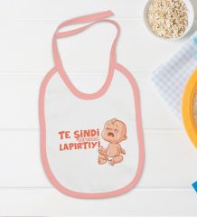 BK Kids Te Şindi Koparacam Tasarımlı Pembe Bebek Body Zıbın ve Mama Önlüğü Hediye Seti-1