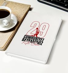 BK Gift 29 Ekim Temalı Beyaz Defter-5, Arkadaşa Hediye , 29 Ekim Hediyesi, 100.Yıl Hediyesi