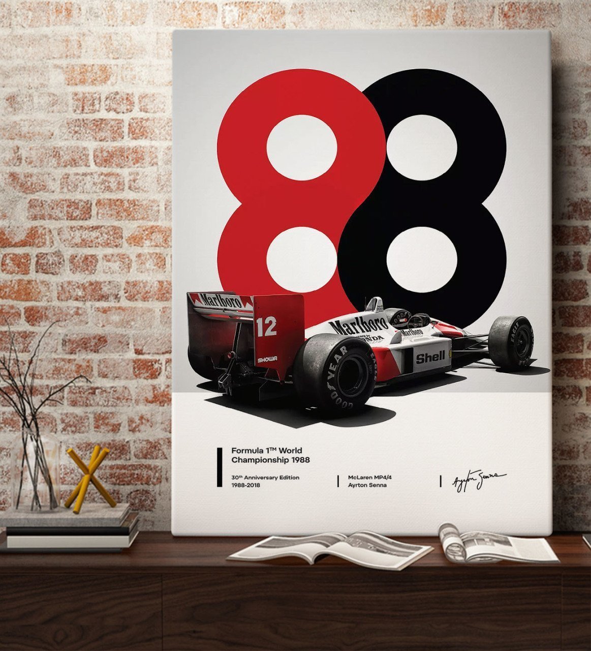 BK Gift Formula 1 Tasarımlı Kanvas Tablo 70x100cm-4