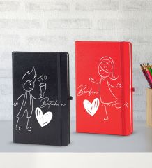 BK Gift Kişiye Özel Sevgili Temalı 2’li Defter Seti, Sevgiliye Hediye, Sevgililer Günü Hediyesi, Doğum Günü Hediyesi-4