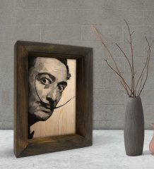 BK Gift Dekoratif Doğal Masif Ahşap Çerçeve 15x20cm-34