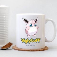 Kişiye Özel Pokemon Viglytuff Beyaz Kupa Bardak
