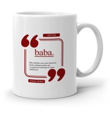 Kişiye Özel Baba Beyaz Kupa Bardak - 4-2