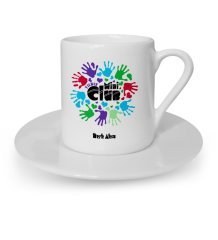 Kişiye Özel Mesleki Mini Club Türk Kahvesi Fincanı - 2