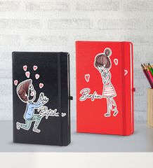 BK Gift Kişiye Özel Sevgili Temalı 2’li Defter Seti, Sevgiliye Hediye, Sevgililer Günü Hediyesi, Doğum Günü Hediyesi-2