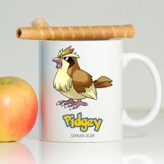 Kişiye Özel Pokemon Pidgey Beyaz Kupa Bardak