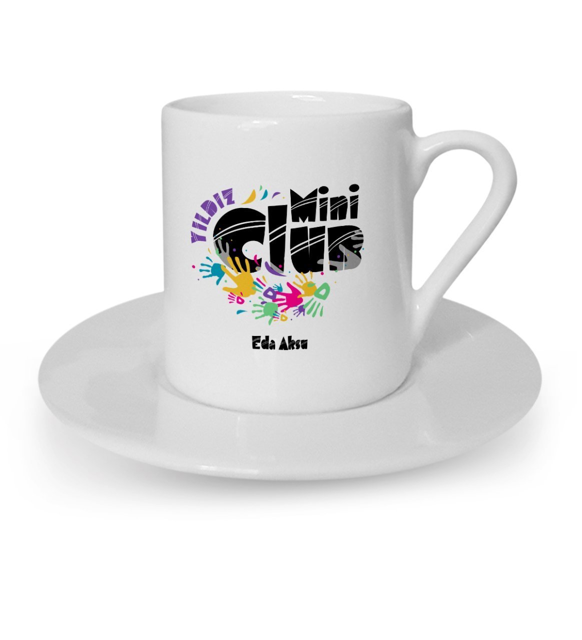 Kişiye Özel Mesleki Mini Club Türk Kahvesi Fincanı - 1