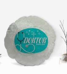 Kişiye Özel İsimli Doktor Tasarımlı Dekoratif Kırlent Yastık-14