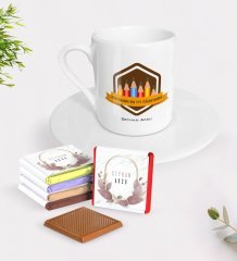 Kişiye Özel Dünyanın En İyi Öğretmeni Türk Kahvesi Fincanı ve Çikolata Hediye Seti-21