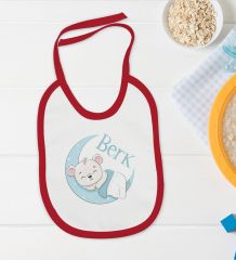 BK Kids Kişiye Özel İsimli 5 Parça Kırmızı Bebek Body Zıbın ve Battaniye Hediye Seti, Yeni Doğan Bebek Giyim Hediyesi-6